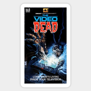 The Video Dead (1987) Sticker